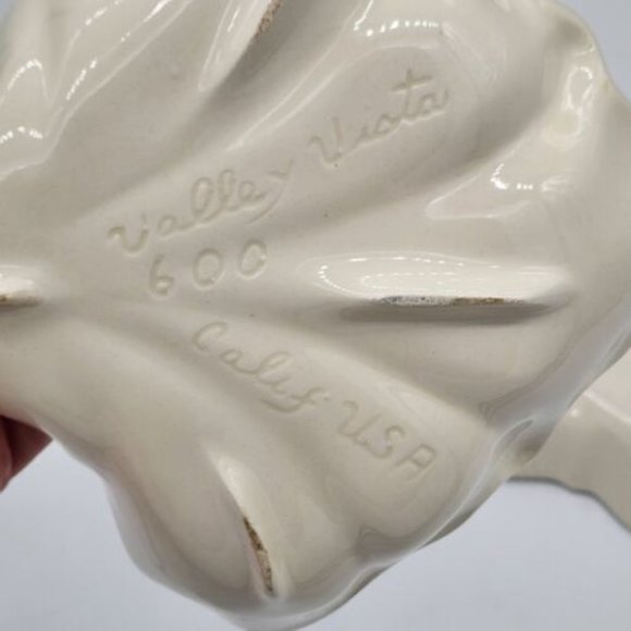 Vintage Valley Vista California Pottery - 600 - Set of 3 Lettuce Leaf Bowls - Picture 4 of 5